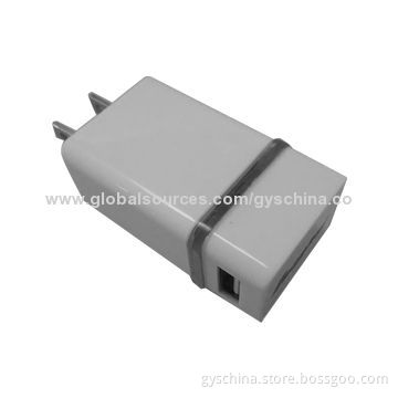 Dual USB Charger, 5V-2.1A Output for Mobile Phones and Tablet PCs, Charge Two Devices at Same Time